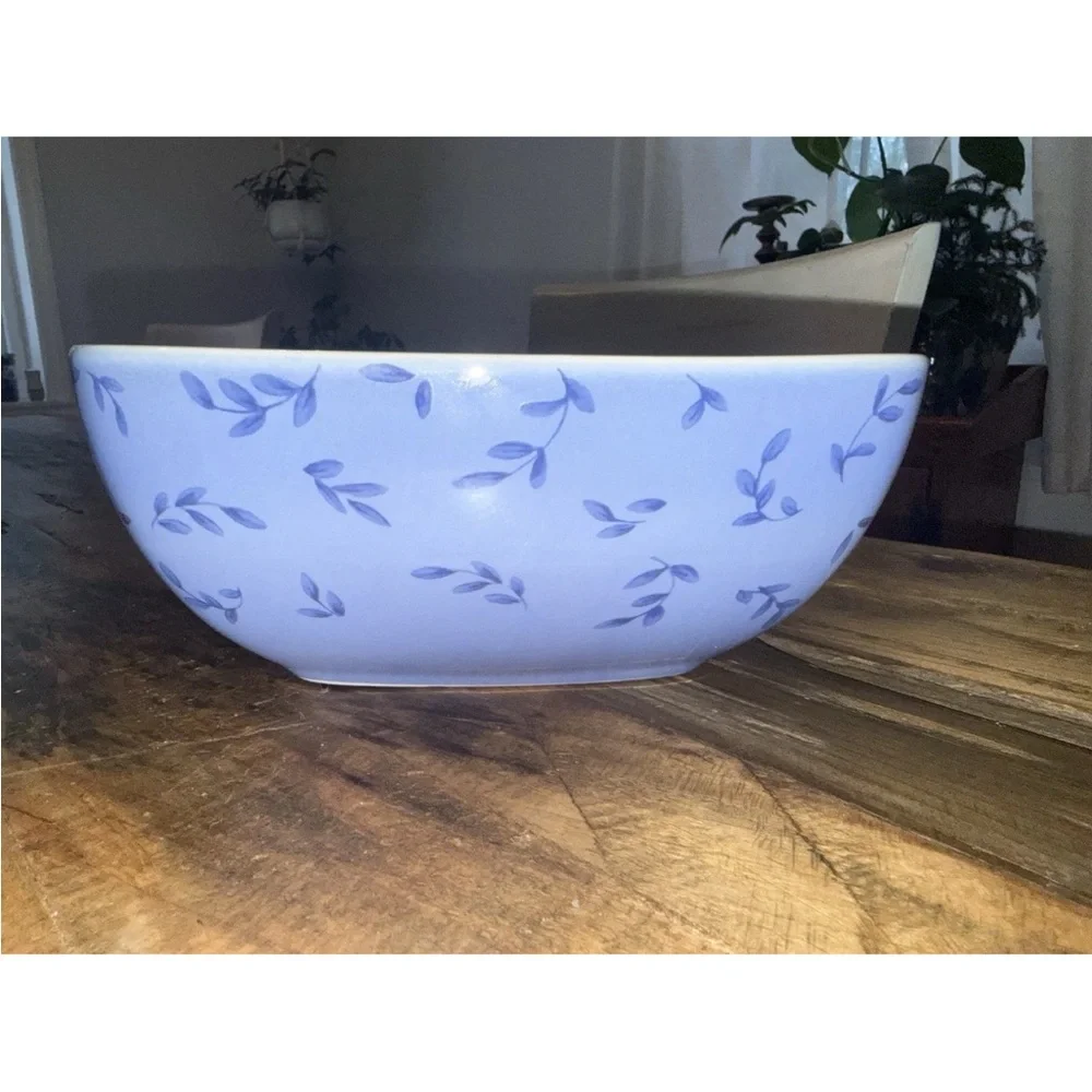 Pfaltzgraff Summer Breeze Salad Vegetable Serving Bowl-Square vintage